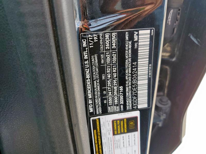 2018 MERCEDES-BENZ GLS 550 4M 4JGDF7DE5JB062414