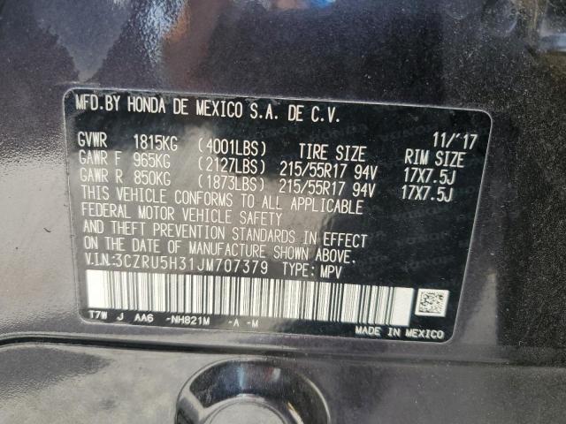 2018 HONDA HR-V LX 3CZRU5H31JM707379