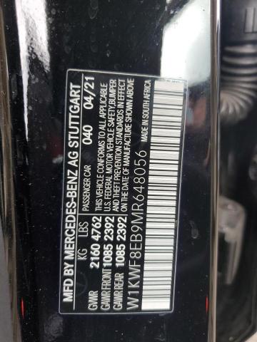 2021 MERCEDES-BENZ C 300 4MAT W1KWF8EB9MR648056