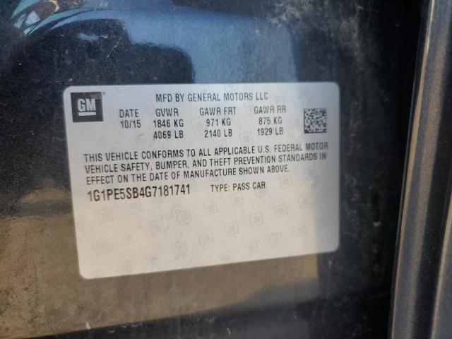 2016 CHEVROLET CRUZE LIMI 1G1PE5SB4G7181741