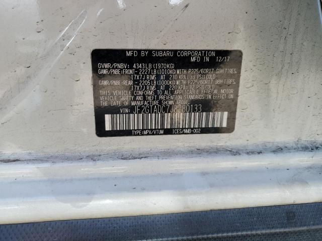 2018 SUBARU CROSSTREK - JF2GTADC7J8280133