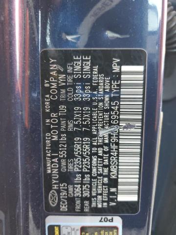 2017 HYUNDAI SANTA FE S KM8SR4HF9HU169545