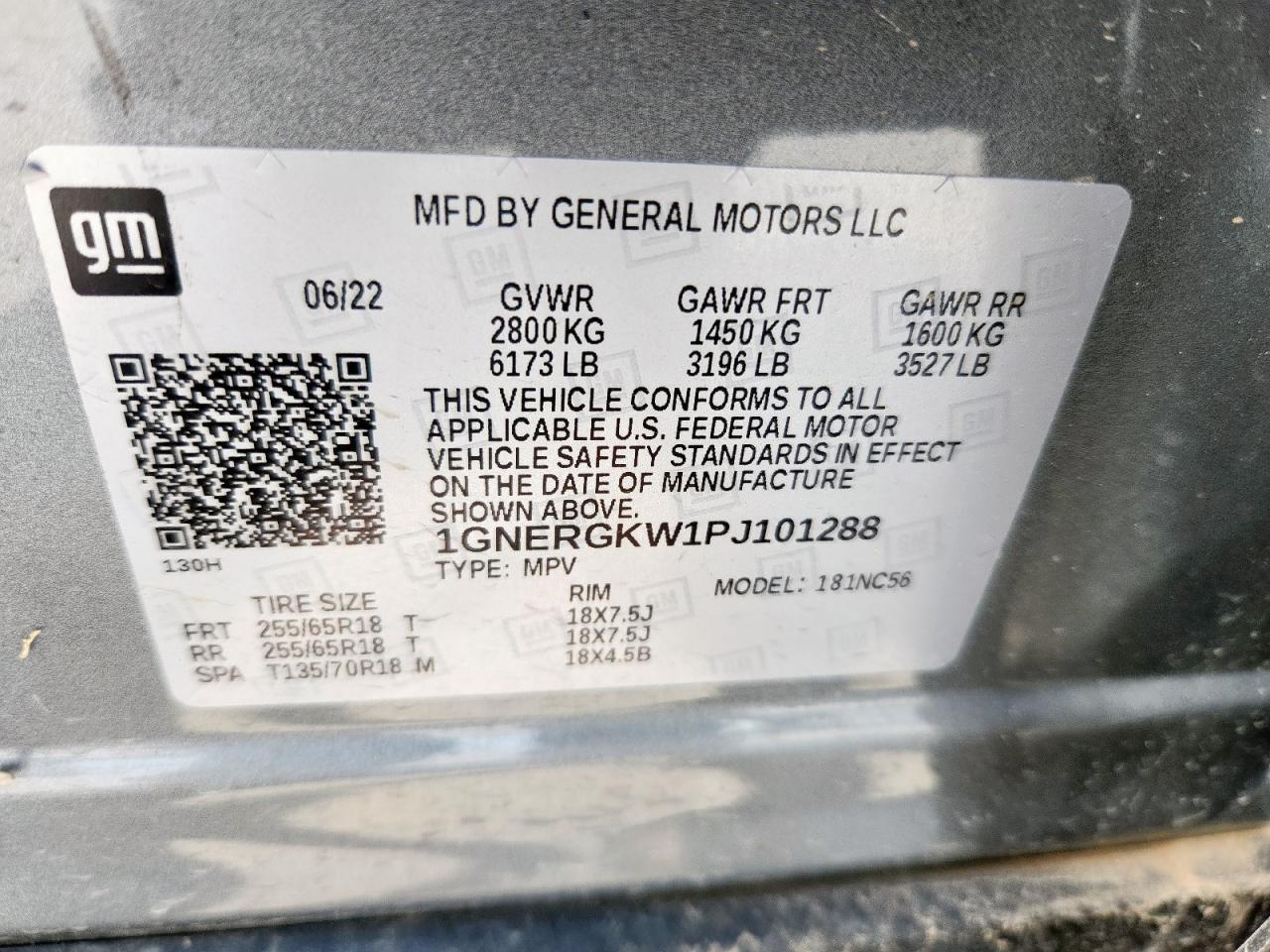 CHEVROLET TRAVERSE LT