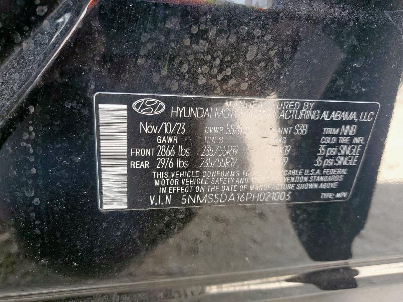 2023 HYUNDAI SANTA FE L 5NMS5DA16PH021003