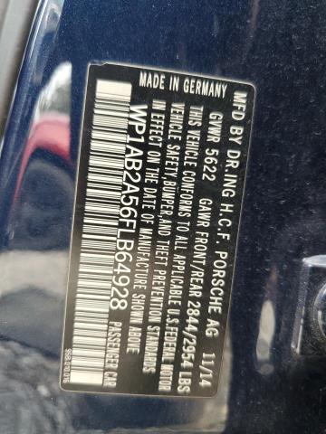 2015 PORSCHE MACAN S WP1AB2A56FLB64928