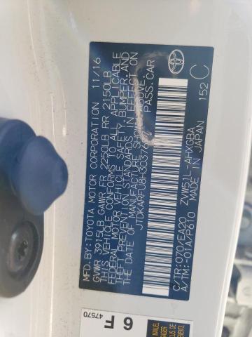 2017 TOYOTA PRIUS #3287845092