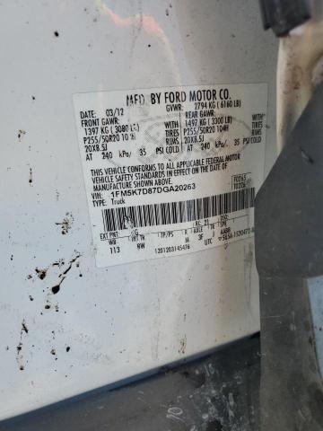 2013 FORD EXPLORER X - 1FM5K7D87DGA20263