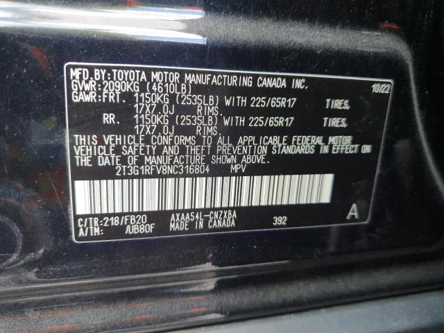 2022 TOYOTA RAV4 LE #3291611242