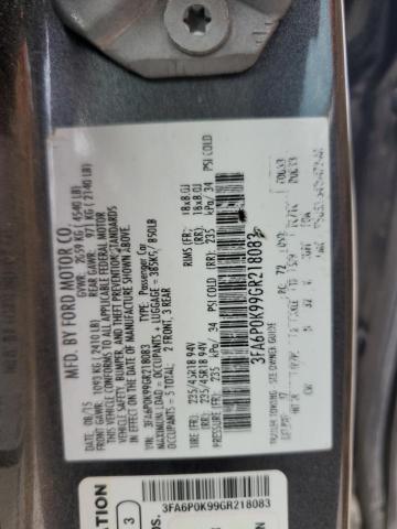 2016 FORD FUSION TIT 3FA6P0K99GR218083