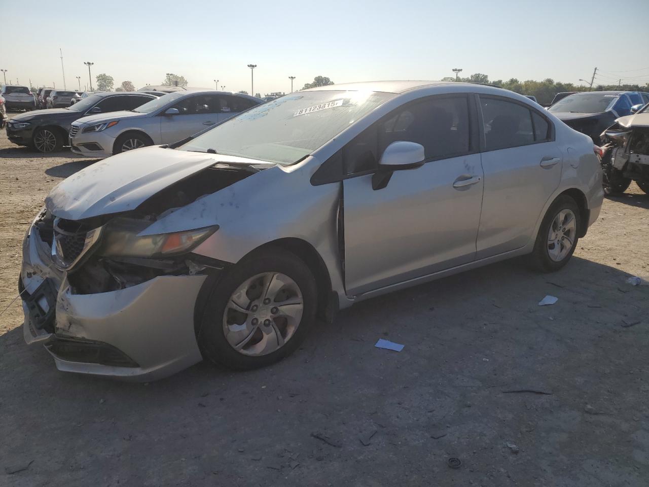 Lot #3270846414 2013 HONDA CIVIC LX