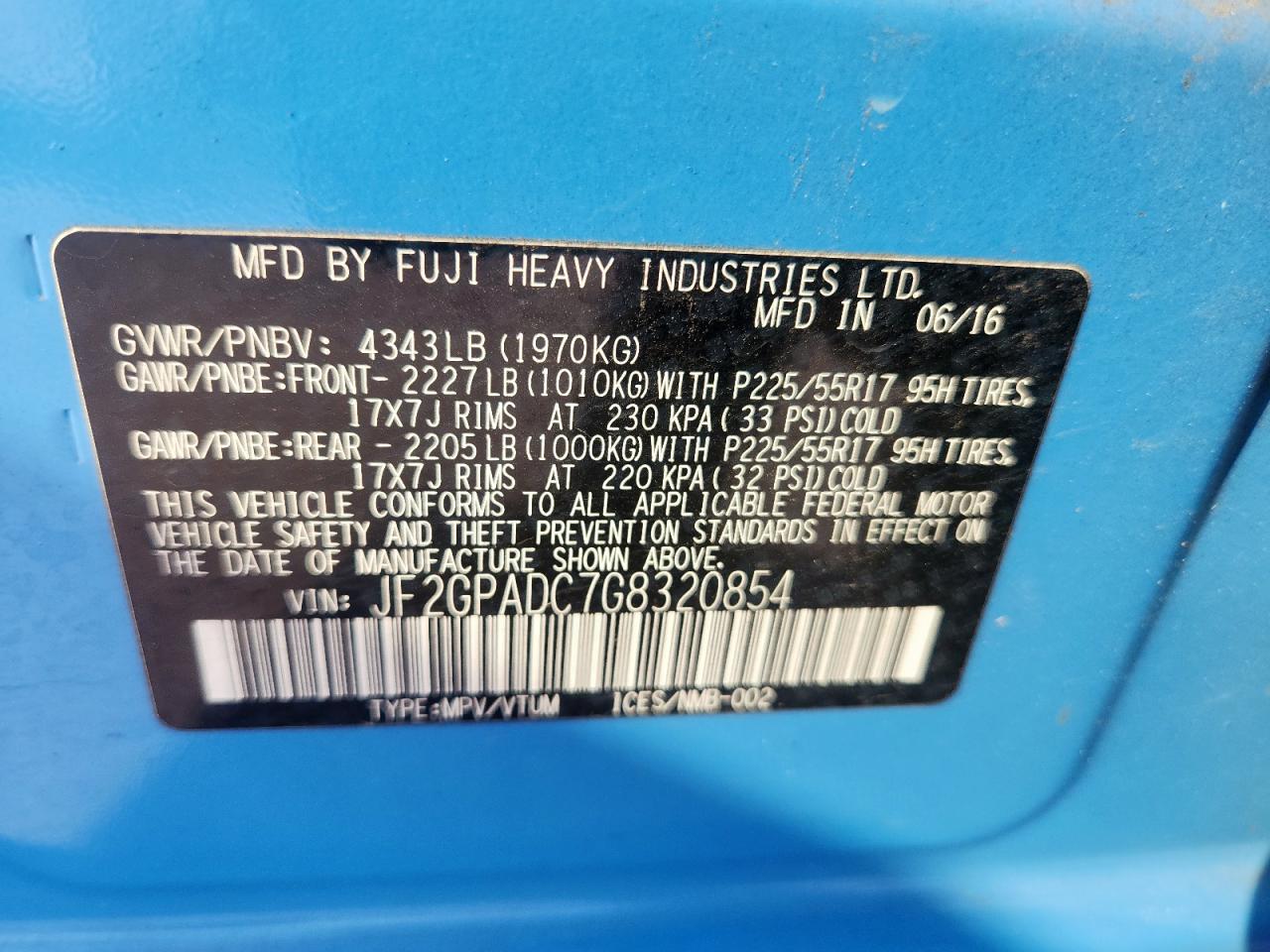 SUBARU CROSSTREK PREMIUM