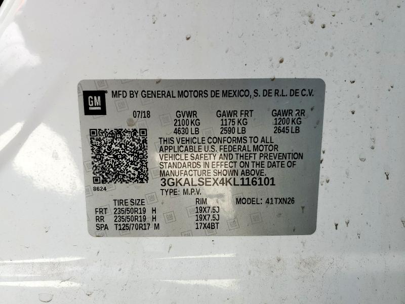 2019 GMC TERRAIN DE 3GKALSEX4KL116101