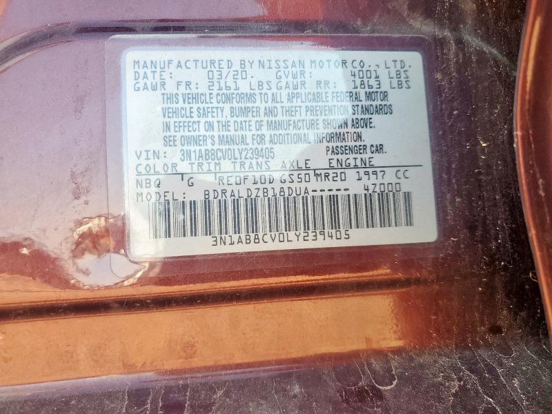2020 NISSAN SENTRA SV - 3N1AB8CV0LY239405