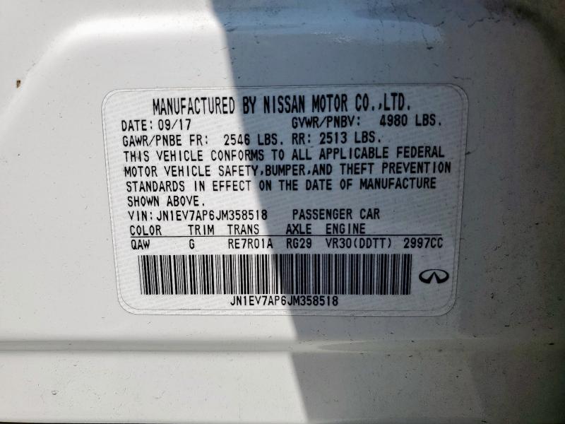 2018 INFINITI Q50 LUXE JN1EV7AP6JM358518