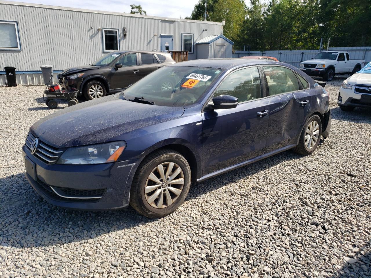 Lot #3285595294 2014 VOLKSWAGEN PASSAT S