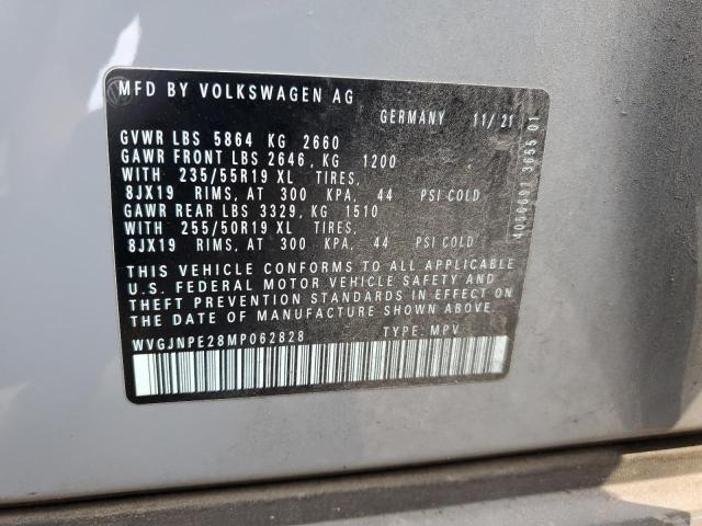 2021 VOLKSWAGEN ID.4 PRO WVGJNPE28MP062828