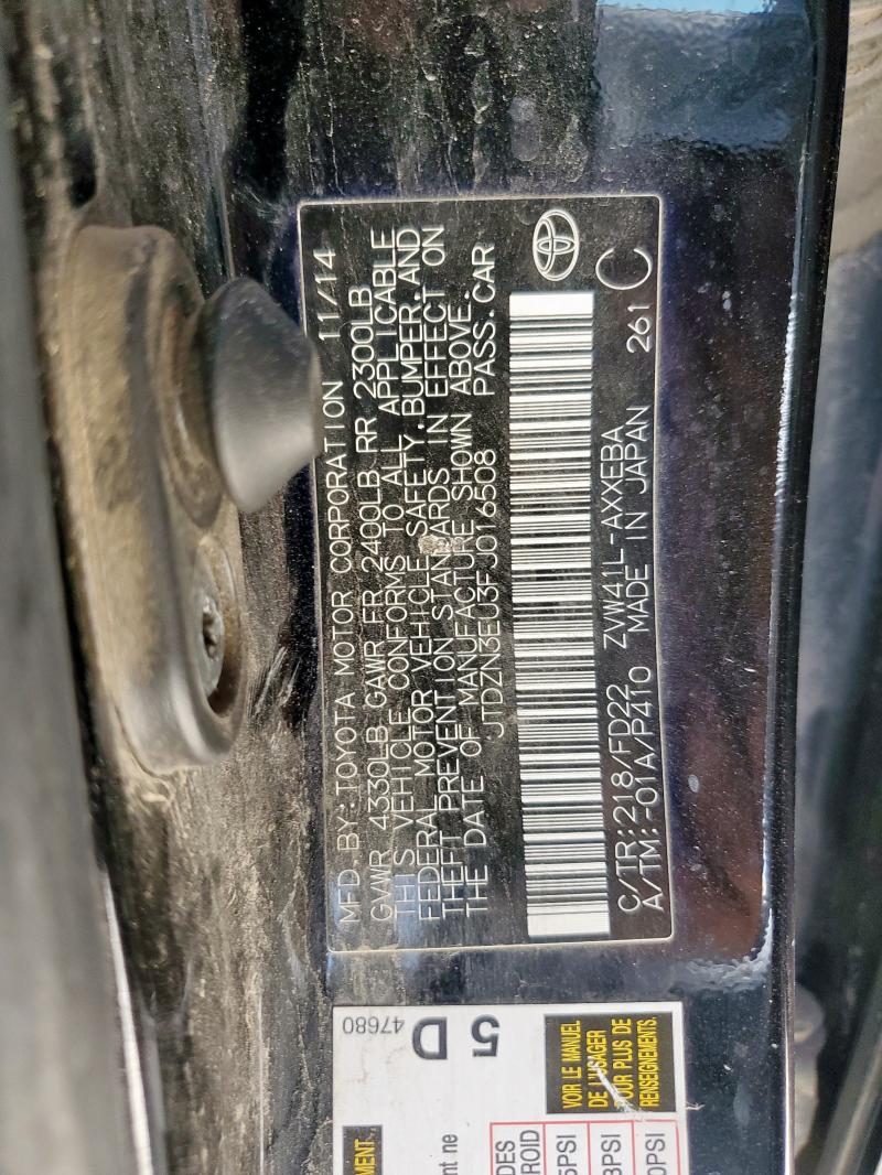 2015 TOYOTA PRIUS V JTDZN3EU3FJ016508