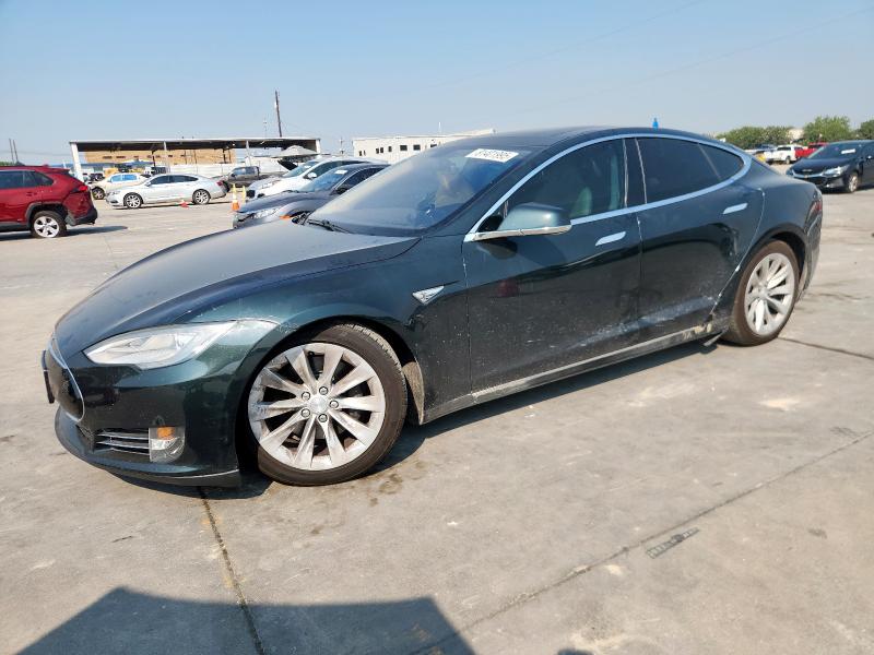 TESLA MODEL S 2012 green hatchbac electric 5YJSA1DP6CFP02381 photo #1