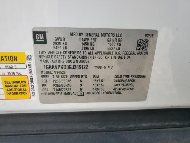 2016 GMC ACADIA SLE 1GKKVPKD0GJ286122