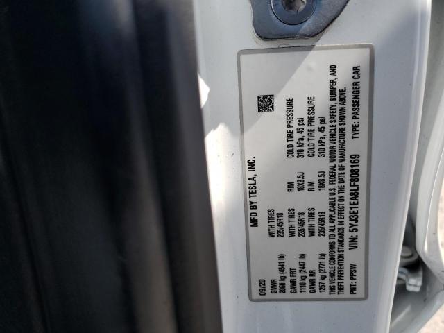 2020 TESLA MODEL 3 #3285964565