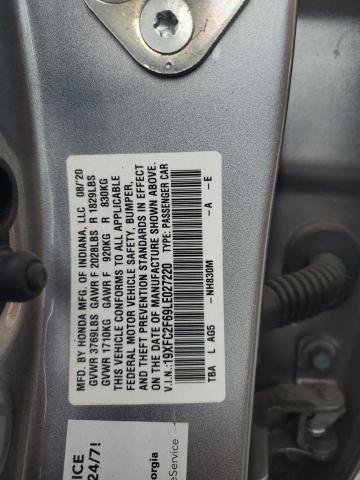 2020 HONDA CIVIC LX - 19XFC2F69LE027220