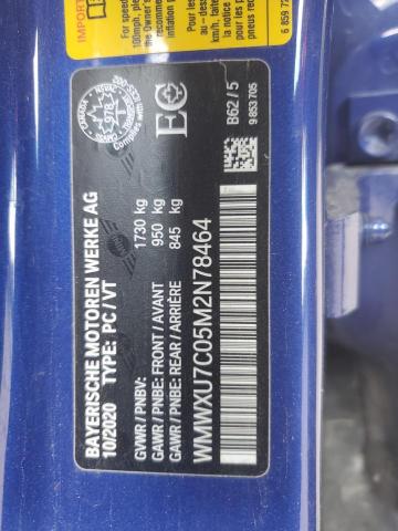 2021 MINI COOPER WMWXU7C05M2N78464