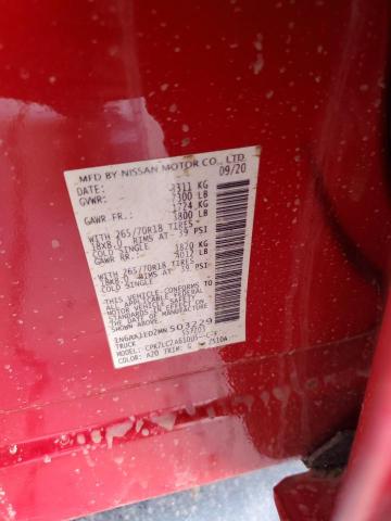 2021 NISSAN TITAN SV 1N6AA1ED2MN503229