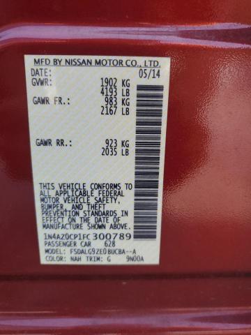 2015 NISSAN LEAF S - 1N4AZ0CP1FC300789