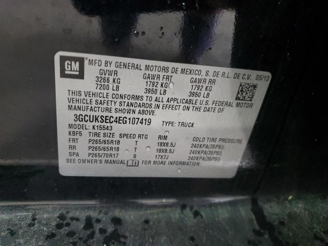 2014 CHEVROLET SILVERADO K1500 LTZ - 3GCUKSEC4EG107419