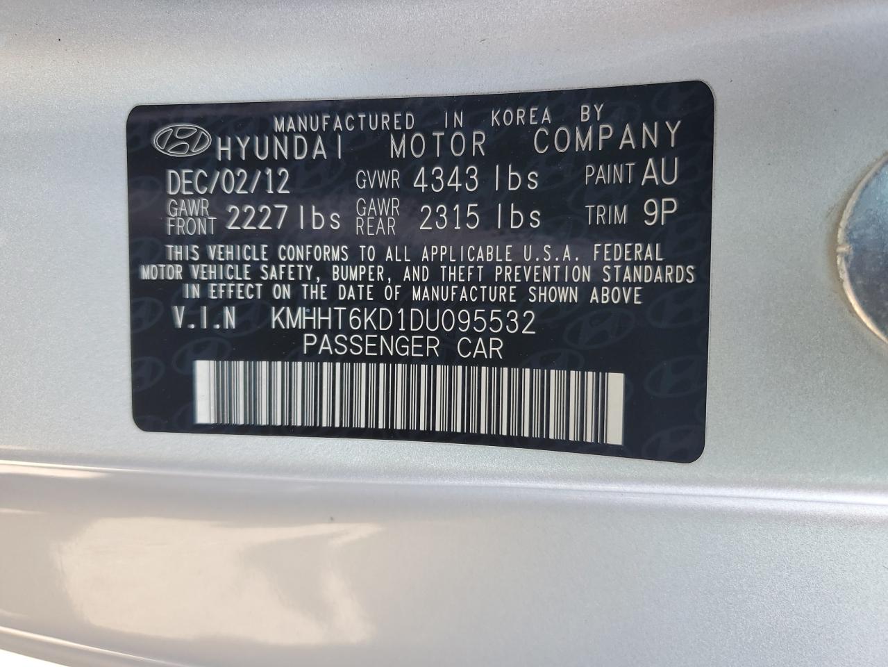 HYUNDAI GENESIS 2.0T