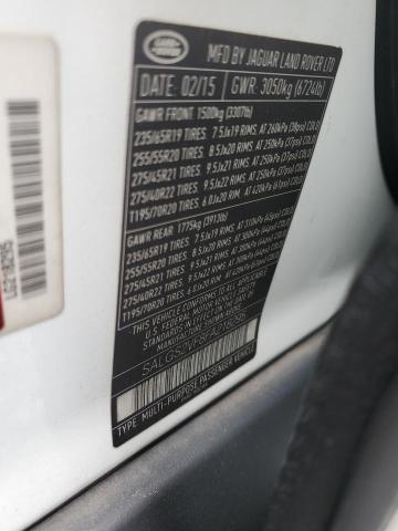 2015 LAND ROVER RANGE ROVE SALGS2VF8FA218295