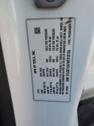 2019 TESLA MODEL 3 5YJ3E1EA7KF310155