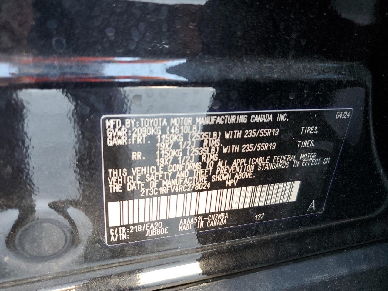 TOYOTA RAV4 XLE PREMIUM