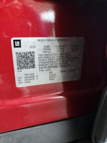 2020 CADILLAC XT4 SPORT 1GYFZER49LF016177