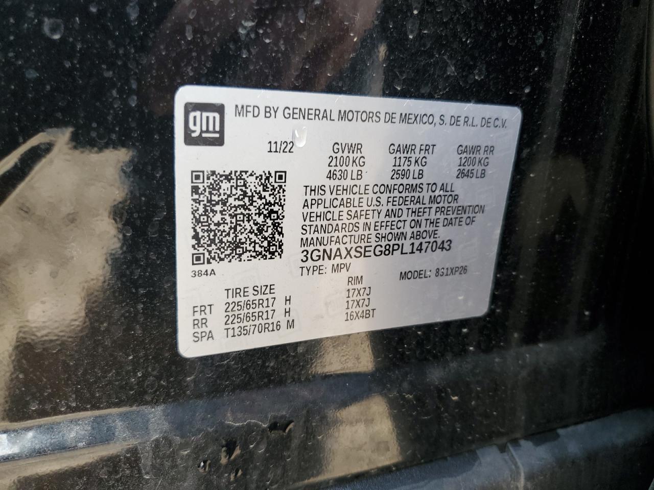 CHEVROLET EQUINOX LS