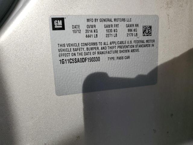 2013 CHEVROLET MALIBU 1LT - 1G11C5SA0DF190330