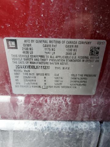 2018 CHEVROLET EQUINOX PR 2GNAXVEVXJ6111270