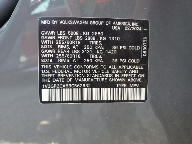 2024 VOLKSWAGEN ATLAS PEAK #3235904098