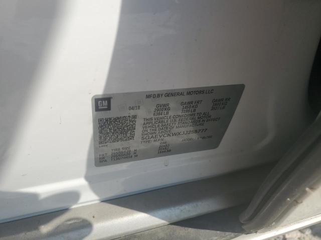2018 BUICK ENCLAVE AV 5GAEVCKWXJJ255777
