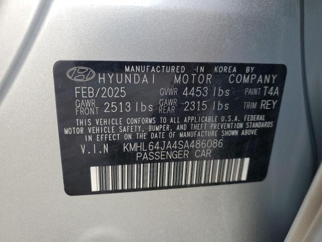 2025 HYUNDAI SONATA SEL KMHL64JA4SA486086