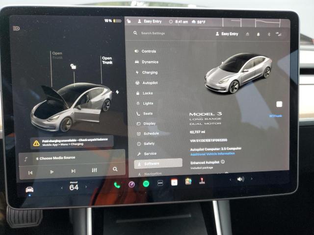 2018 TESLA MODEL 3 5YJ3E1EB7JF093200