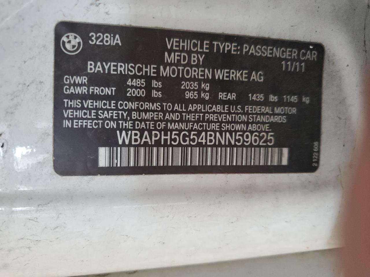 BMW 3 SERIES I SULEV