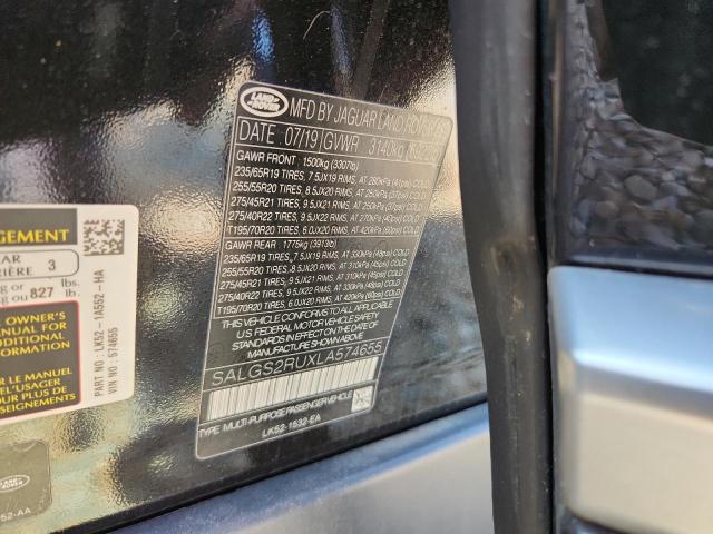 2020 LAND ROVER RANGE ROVER HSE #3286690328