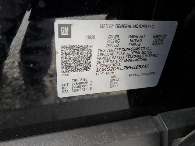 2021 GMC YUKON DENALI - 1GKS2DKL7MR185347