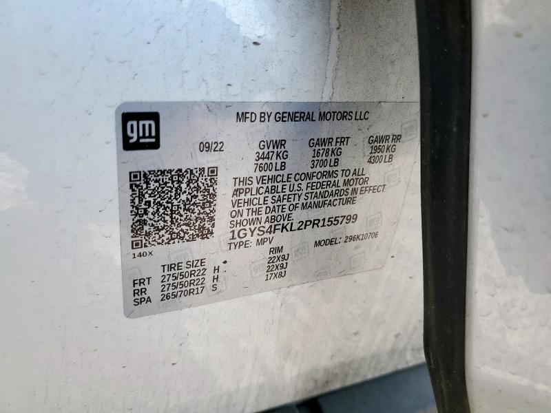 2023 CADILLAC ESCALADE S - 1GYS4FKL2PR155799