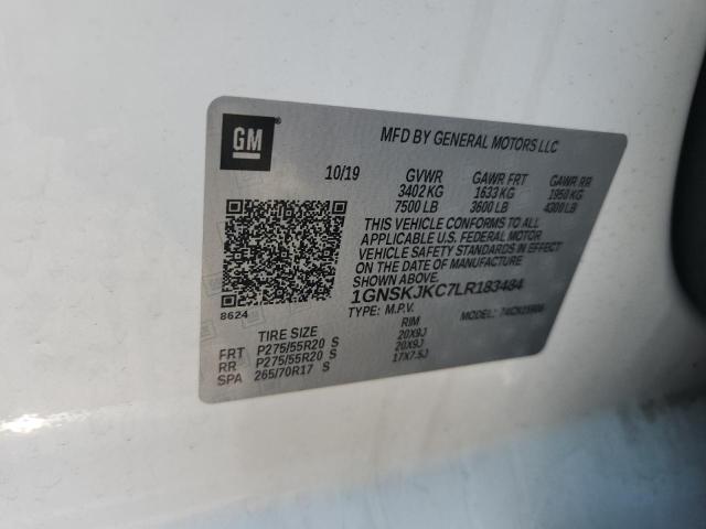 2020 CHEVROLET SUBURBAN K - 1GNSKJKC7LR183484