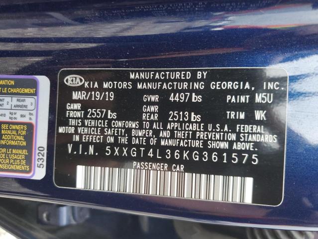 2019 KIA OPTIMA LX - 5XXGT4L36KG361575