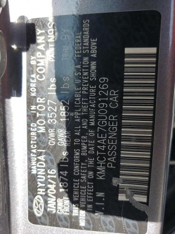 2016 HYUNDAI ACCENT SE KMHCT4AE7GU091269