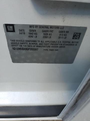 2016 CHEVROLET MALIBU PREMIER 1G1ZH5SX8GF283397