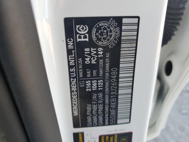 2018 MERCEDES-BENZ C 300 4MAT 55SWF4KB1JU269480